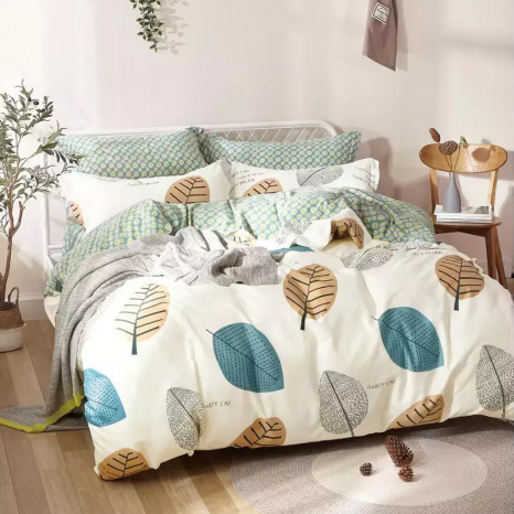 Тканина для постільної білизни Бязь "Gold" Lux "Солодкий листопад" GL1553 (A+B) - (50м+50м)