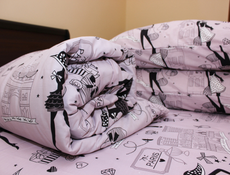 Сімейний набір постільної білизни із Ранфорсу №183170 Черешенка™