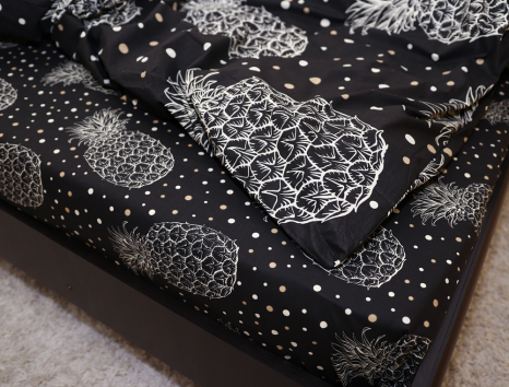 Полуторный набор постельного белья 150*220 из Бязи "Gold" №151535AB Черешенка™