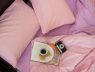 Семейный набор однотонного хлопкового постельного белья из Бязи "Gold" №15757AB Черешенка™
