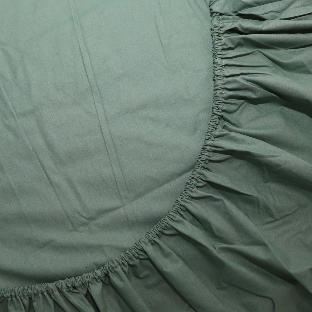 Простирадло на резинці (160*200*25) хакі №1063