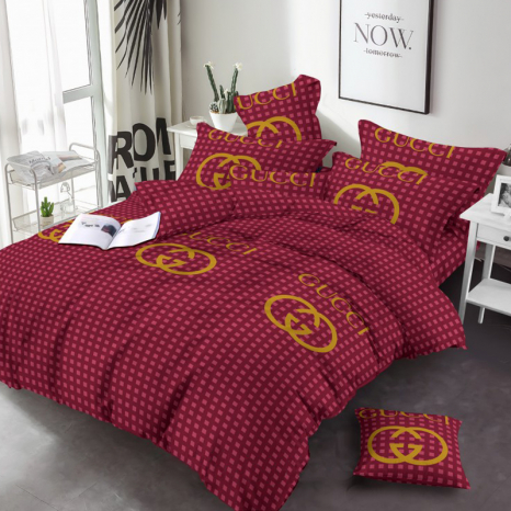 Тканина для постільної білизни Бязь "Gold" Lux GL3693bordo