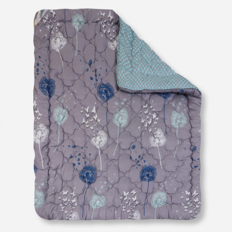 Двоспальна ковдра мікрофібра/холофайбер двостороння №40147