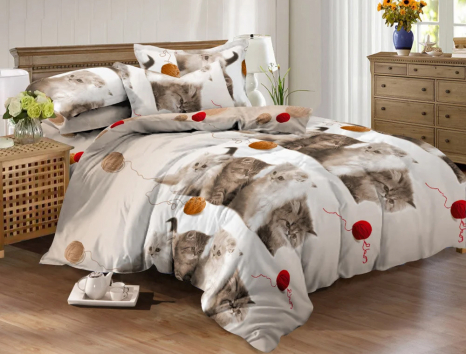 Ткань для постельного белья Сатин S44-6A (60м)