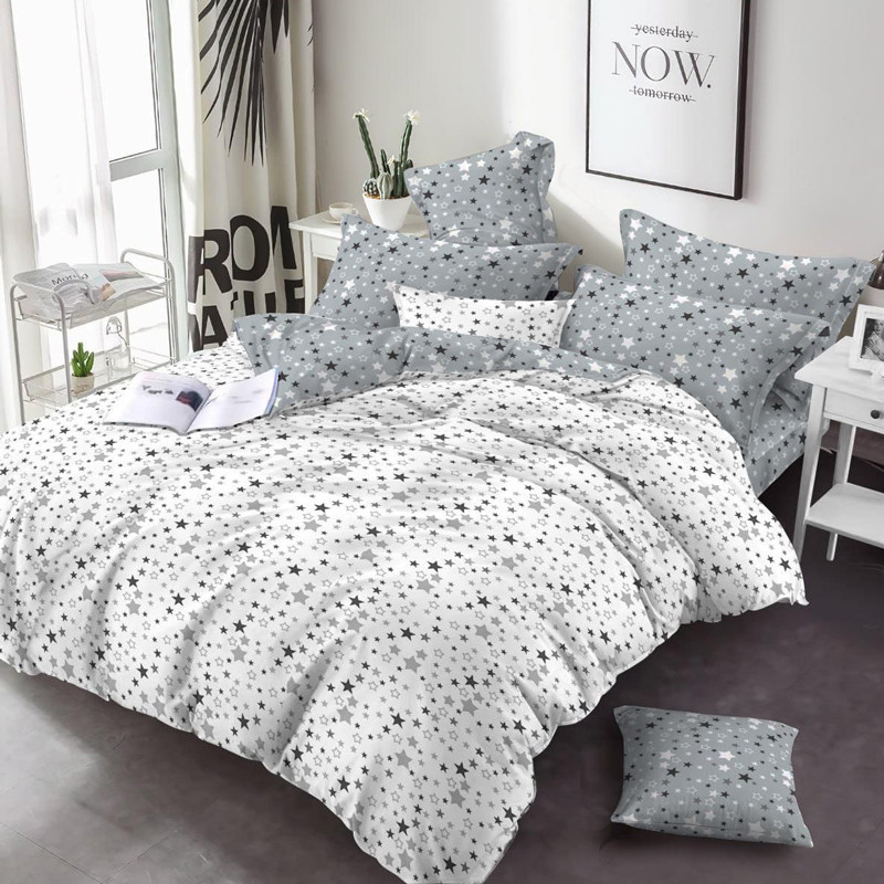 Євро-максі набір постільної білизни 200*220 із Бязі "Gold" №514949AB Черешенка™