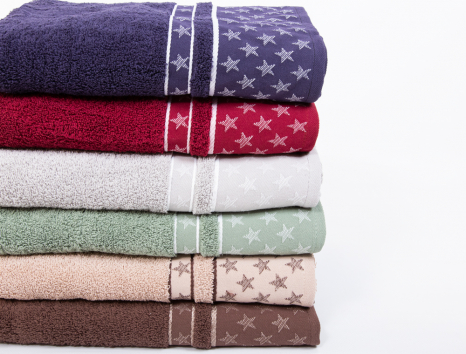 Комплект махрових банних рушників CESTEPE STAR (140*70)