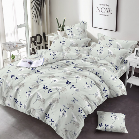 Тканина для постільної білизни Бязь "Gold" Lux GL1735grey