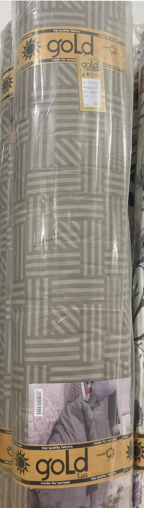 Ткань для постельного белья Бязь "Gold" Lux GLS11101beige (50м) 