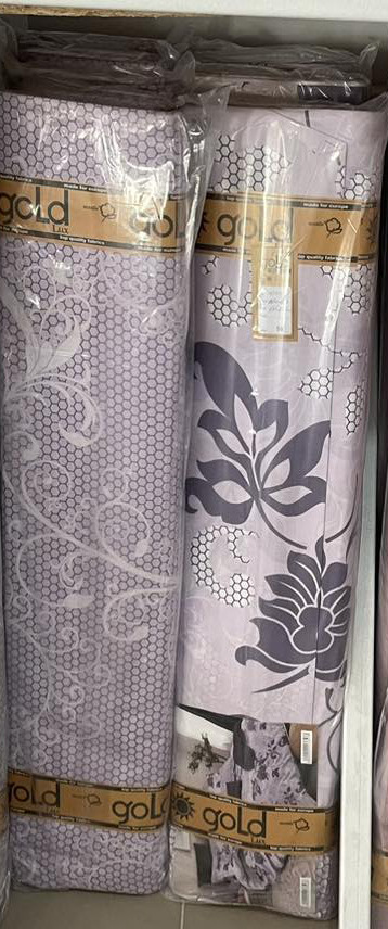 Тканина для постільної білизни Бязь "Gold" Lux GL3364-lilac (A+B) - (50м+50м)