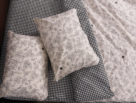 Полуторный набор постельного белья 150*220 из Бязи "Gold" №153114АВ Черешенка™