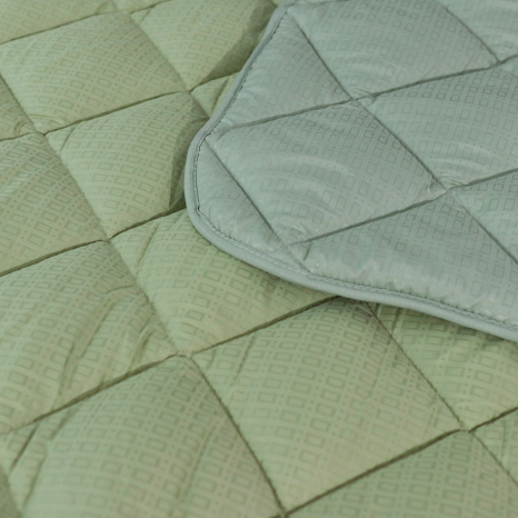 Двуспальное одеяло микрофибра/холлофайбер двустороннее №40095