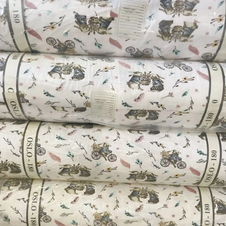 Ткань для постельного белья Фланель (байка) детcкая FLB1044