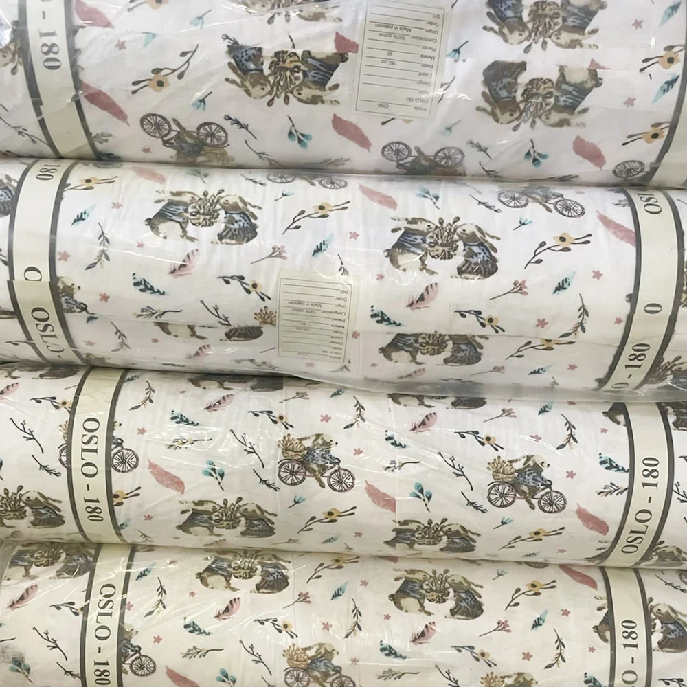 Ткань для постельного белья Фланель (байка) детcкая FLB1044