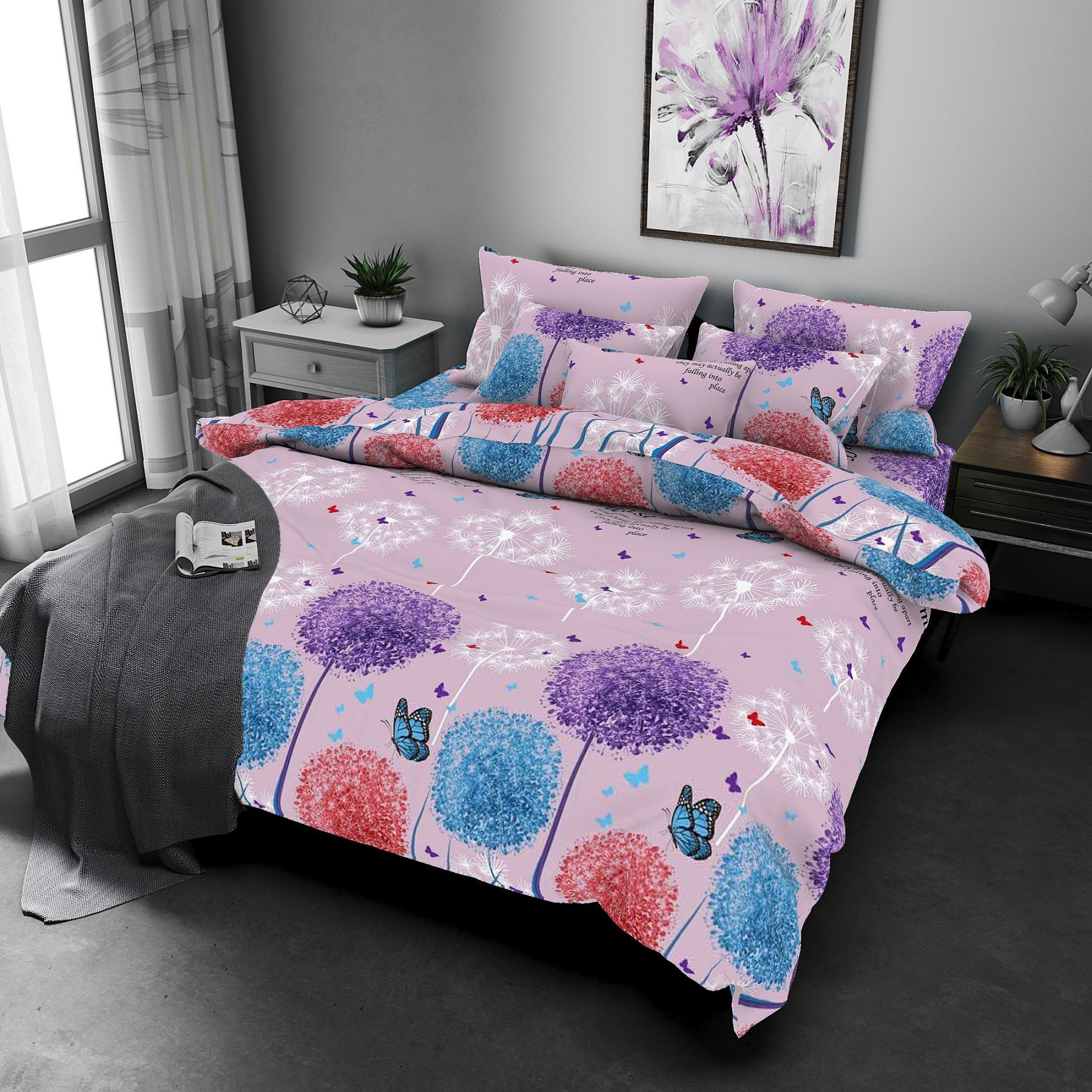 Тканина для постільної білизни Бязь "Gold" Lux GL7887pink