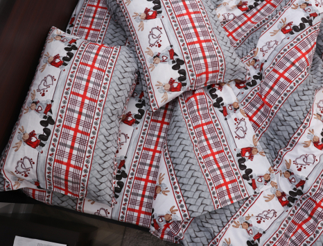 Евро макси набор постельного белья 200*220 из Фланели №95327 Черешенка™