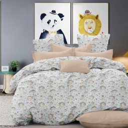 Тканина для постільної білизни Бязь "Gold" Lux GL17710grey