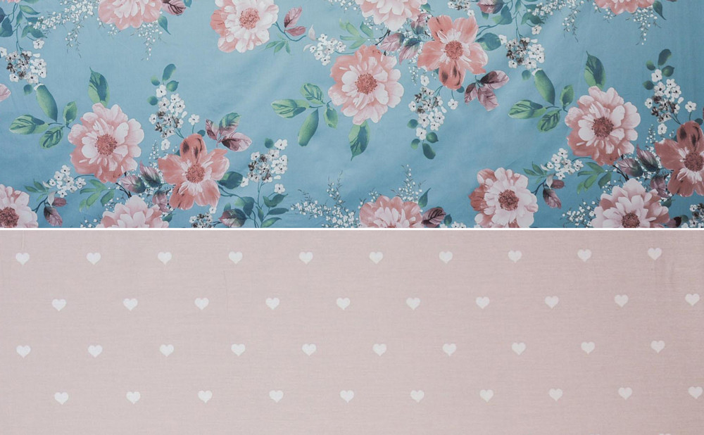 Тканина для постільної білизни Бязь "Gold" Lux GL4540 (A+B) - (50м+50м)