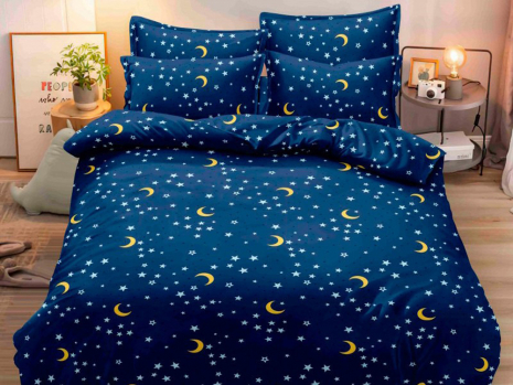 Євро набір постільної білизни 200*220 із полікотону №200091 Черешенька™