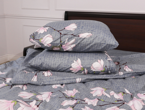 Полуторний набір постільної білизни 150*220 із полікотону №207111 Черешенька™