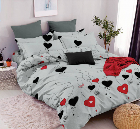 Ткань для постельного белья Бязь "Gold" Lux GLS1106gray(50м) 