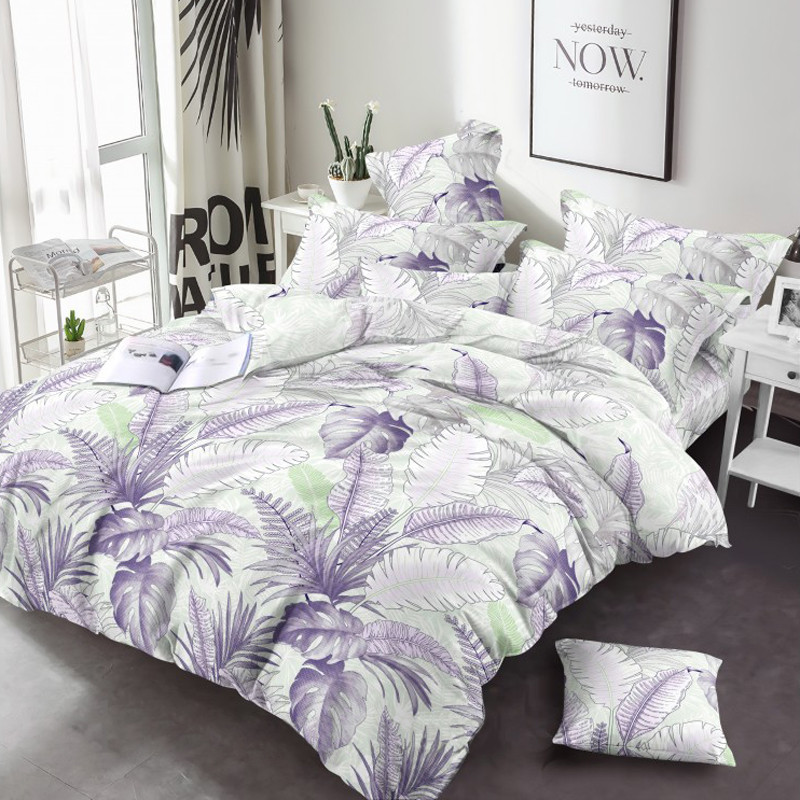 Ткань для постельного белья Бязь "Gold" Lux GL3674violet