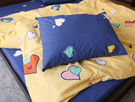 Двоспальний набір постільної білизни 180*220 із Бязі "Gold" №151250AB Черешенка™