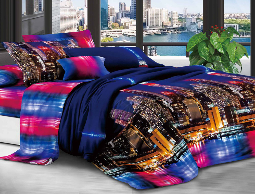 Двоспальний набір постільної білизни 180*220 із полікотону №201979 Черешенька™