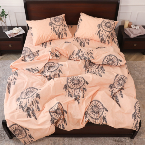 Євро-максі набір постільної білизни 200*220 із Бязі "Gold" №153929 Черешенка™