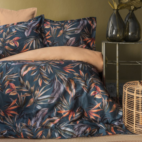 Двоспальний набір постільної білизни 180*220 із Бязі "Gold" з простирадлом на резинці №144920AB Черешенка™