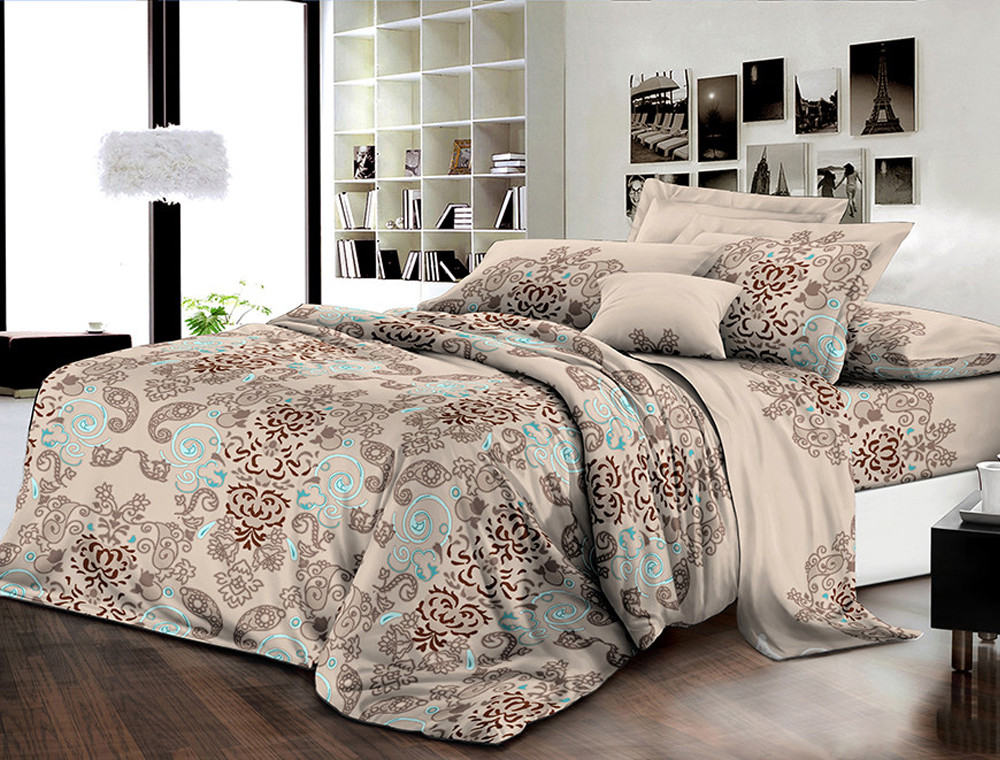 Полуторний набір постільної білизни 150*220 із Ранфорсу №181949 Черешенка™