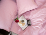 Семейный набор хлопкового постельного белья из Страйп Сатина №50222 Черешенка™