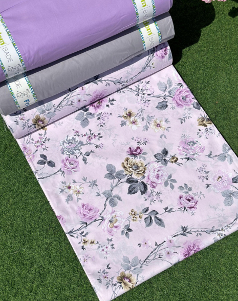 Тканина для постільної білизни Ранфорс R-11-69violet (30м)