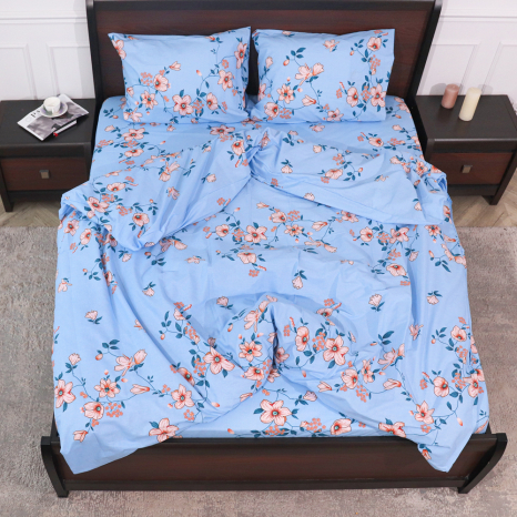 Евро макси набор постельного белья 200*220 из Бязи "Gold" №155242 Черешенка™