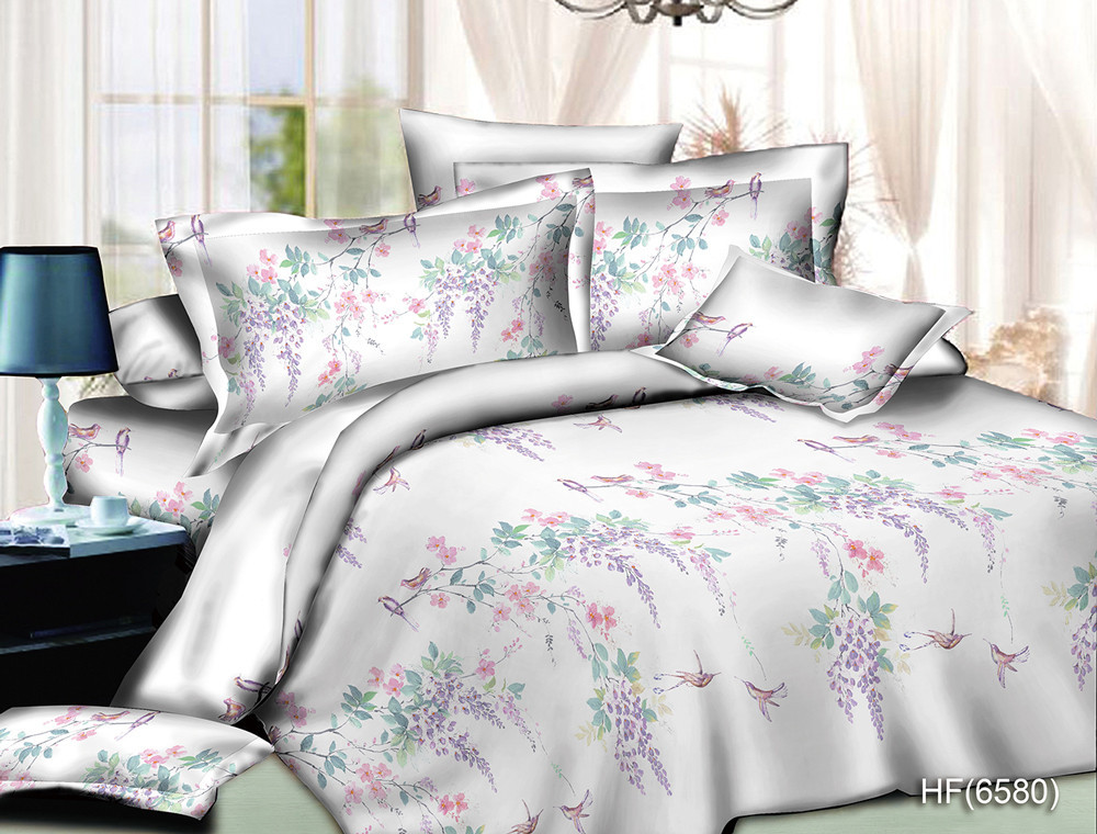 Євро-максі набір постільної білизни 200*220 із Ранфорсу №186580 Черешенка™