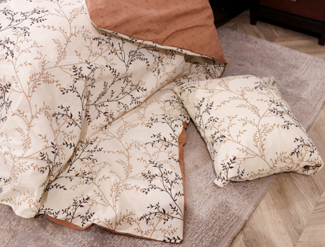 Євро-максі набір постільної білизни 200*220 із Бязі "Gold" №153307AB Черешенька™