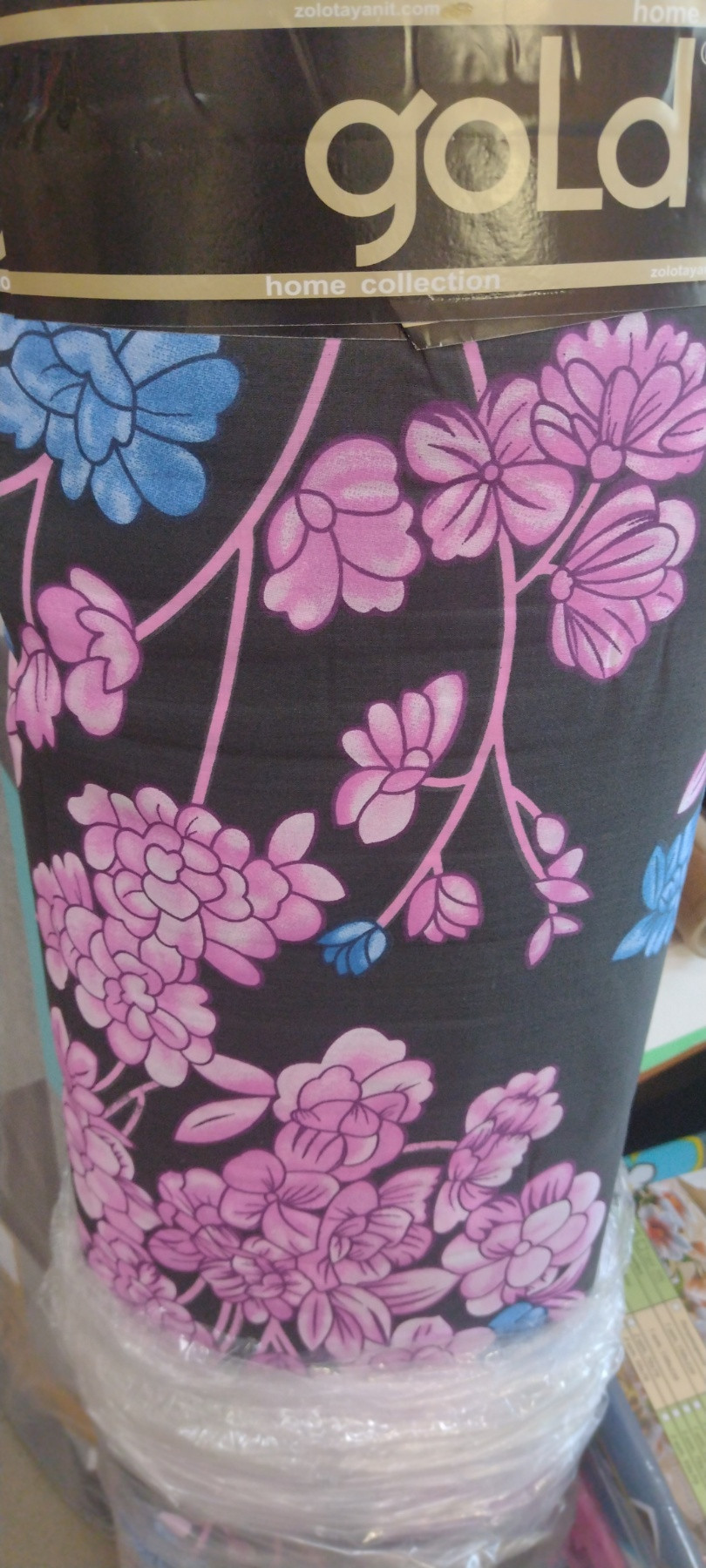 Тканина для постільної білизни Бязь "Gold" Lux GL3640grey