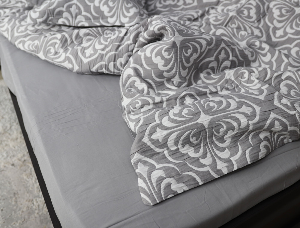 Евро макси набор постельного белья 200*230 из Муслина №600-20 Черешенка™