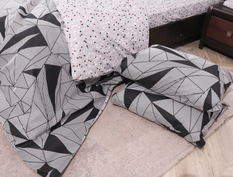 Євро-максі набір постільної білизни 200*220 із Бязі "Gold" №155091AB Черешенька™