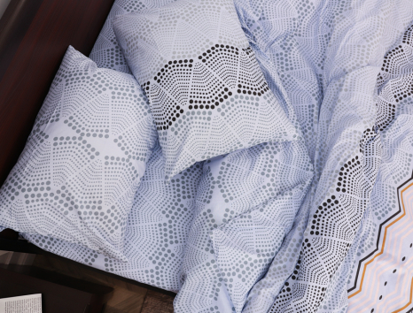 Семейный набор хлопкового постельного белья из Бязи "Gold" №155034 Черешенка™