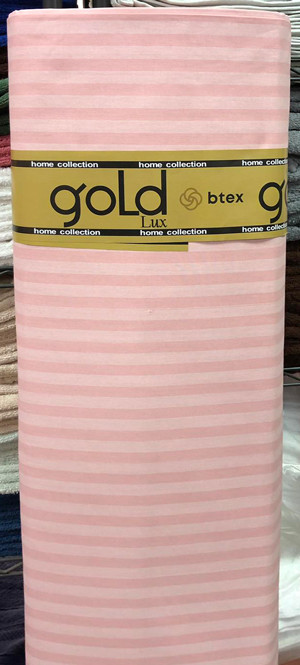 Тканина для постільної білизни Бязь "Gold" Lux однотонна GLS11024pink (50м)
