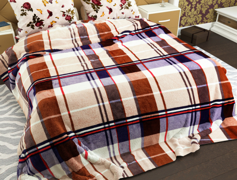 Євро-максі флісовий плед №336151