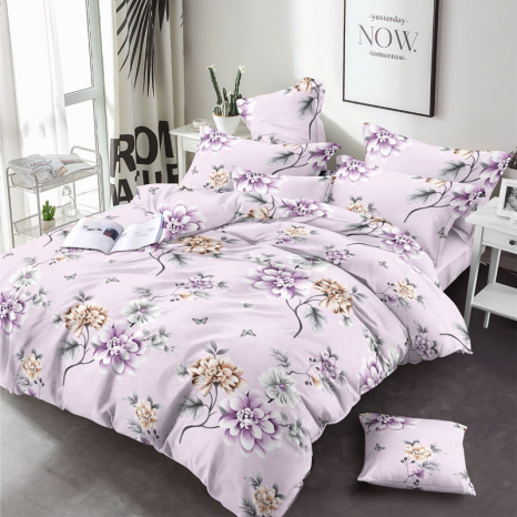 Тканина для постільної білизни Бязь "Gold" Lux GL3639pink