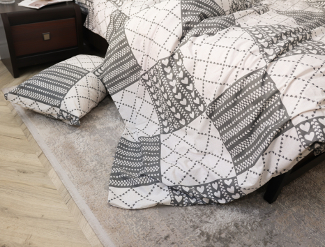 Семейный набор хлопкового постельного белья из Бязи "Gold" №153487 Черешенка™