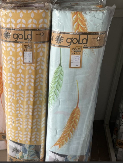 Тканина для постільної білизни Бязь "Gold" Lux GL1975mint (A+B) - (50м+50м)