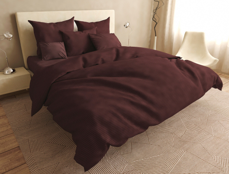 Євро-максі набір постільної білизни 200*220 із Бязі "Gold" з простирадлом на резинці №1410028 Черешенька™