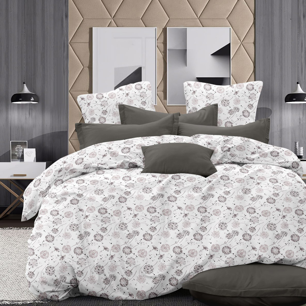 Тканина для постільної білизни Бязь "Gold" Lux GL17860white