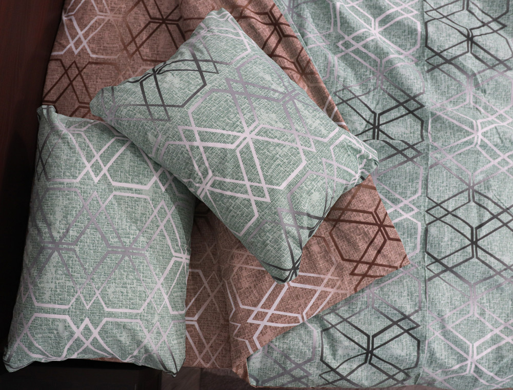 Євро-максі набір постільної білизни 200*220 із Бязі "Gold" №151236AB Черешенька™