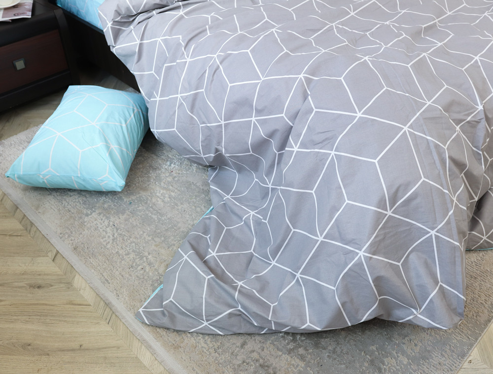 Двуспальный набор постельного белья 180*220 из Бязи "Gold" №151081AB Черешенка™