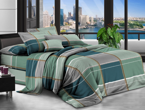 Сімейний набір постільної білизни із Ранфорсу №89126 Черешенка™