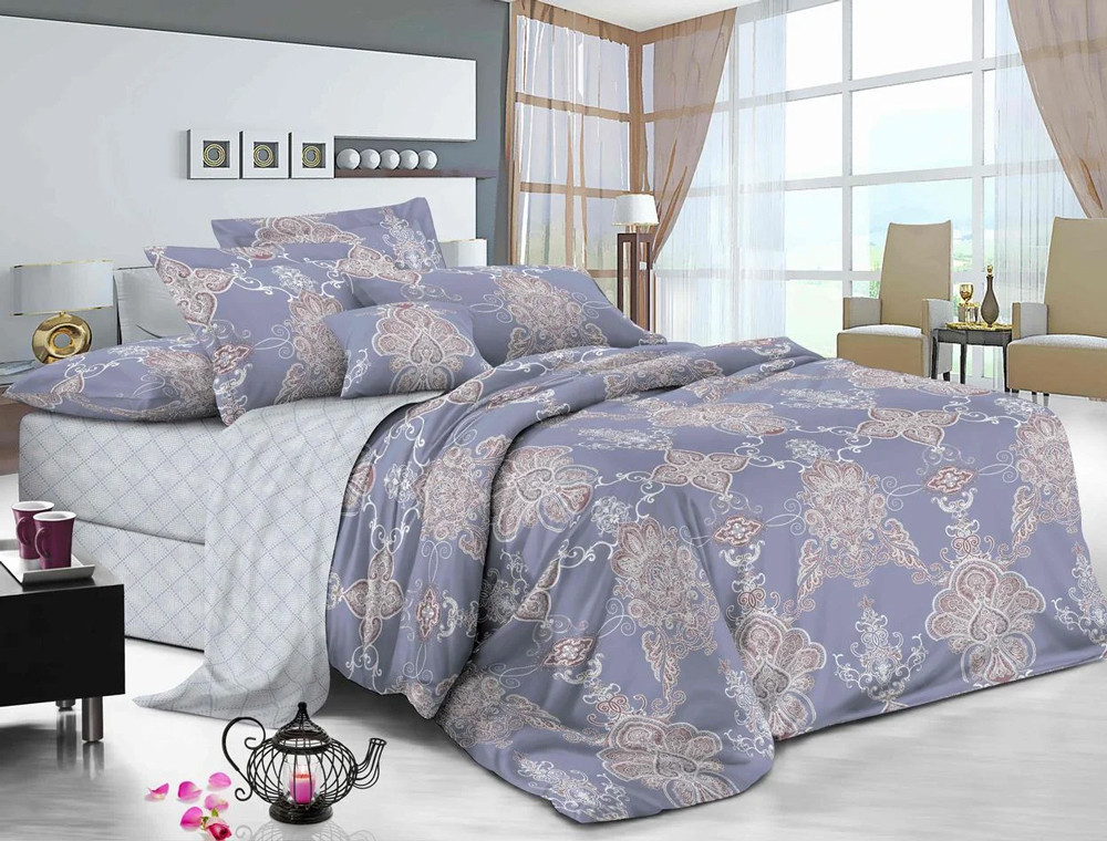 Ткань для постельного белья Сатин S20-1 (A+B) - (60м+60м)